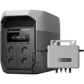 EcoFlow Delta 3 Max Plus 2,48 kWh schwarz + grau