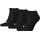 Sneaker Socken 3 Paare Schwarz 47-49