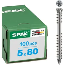 SPAX Terrassenschrauben Edelstahl 5 x 80 mm 100 Stück