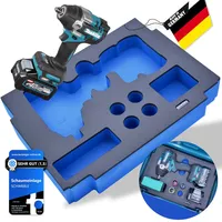Schwäble Schaumeinlage Schaumstoffeinlage für Makita Schlagschrauber TW007 - Schwäble