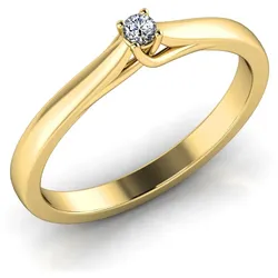 Verlobungsring VR14 585er Gelbgold - 2816