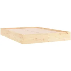 vidaXL Massivholzbett ohne Matratze 160x200 cm