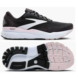 Brooks Ghost 16 Damen Black/White/Orchid Ice 38