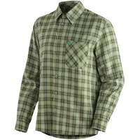 Maier Sports Claas Langarmhemd - Green Check - XL