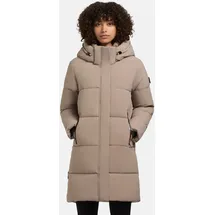 khujo Steppmantel "Haya Matt-YM", Damen, Gr. L (40), grau, Obermaterial: 100% Polyester, Futter: 100% Nylon, Wattierung: 100% Polyester, Basic, gerade ca.