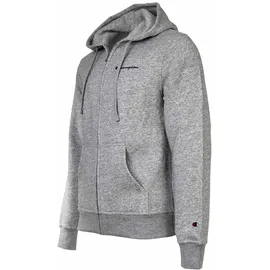 Champion Sweatjacke - Hooded Full Zip Sweatshirt, Reißverschluss, Kapuze Grau 2XL