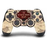 Head Case Designs Offizielle Harry Potter Die Karte des Marauders Grafiken Vinyl Haut Gaming Aufkleber Abziehbild Abdeckung kompatibel mit Sony Playstation 4 PS4 DualShock 4 Controller