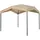 Tepro Pavillonbespannung Marabo 1 Stück 3,05 x 3,05 x 0,96 m Taupe
