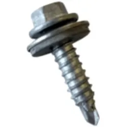 Bohrschraube mit Sechskantkopf und Dichtscheibe, 6,3x25 mm