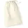 Westford Mill Baumwoll Utensilien Beutel Sportbeutel W115 natural XS (14 x 20 cm)