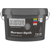 SCHÖNER WOHNEN Marmor-Optik Effektspachtel 1 kg, Grundfarbe zum Abtönen)