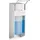 Relaxdays 2 x Eurospender 500 ml, intelligente Handhygiene, Seifenspender, Desinfektionsmittelspender, Bügel-Mechanik, weiß