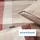 SCHIESSER Kris Kariert Beige-Rot 135 x 200 cm + 80 x 80 cm