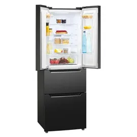 Bomann KG 7361 IX French Door (320 l, 1860 mm hoch, Schwarz)