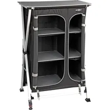 Brunner Campingschrank Azabache HSC Cross Square Grau/Schwarz