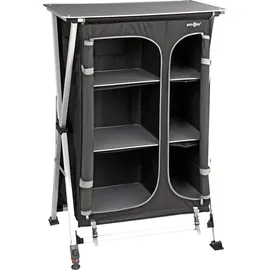 Brunner Campingschrank Azabache HSC Cross Square Grau/Schwarz