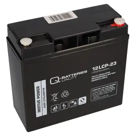 Q-Batteries Akkusatz 60V 23Ah statt 20Ah für ECONELLO Dreirad- und Vierradmobile 5x 12V 23Ah AGM Akku
