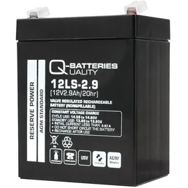 Quality Batteries Q-Batteries 12LS-2.9 12V 2,9Ah Blei-Vlies Akku AGM VRLA
