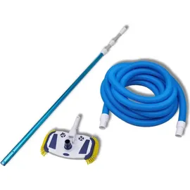 vidaXL Pool-Bodensauger blau 1,45 m