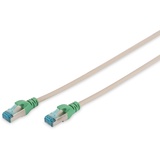 Digitus Crossover-Patchkabel Cat-5e - 2m - F-UTP Schirmung - Kupfer-Adern - PVC Mantel - Netzwerk-Kabel - Grau