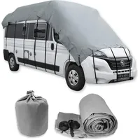 Lemodo Dachschutzplane für Wohnmobile L 850 - 900 cm Grau