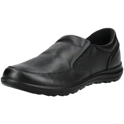 Slipper IMAC "Imac Slipper Leder", Herren, Gr. 44, schwarz, Leder, casual, Schuhe