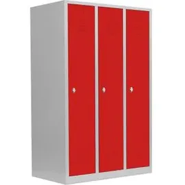 Lüllmann 515134 Spind 119 x 180 x 0 cm Rot