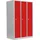 Lüllmann 515134 Spind 119 x 180 x 0 cm Rot
