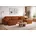 Eckcouch Stoff U-Form 2-Sitzer Orange