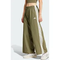 adidas Essentials 3-Streifen Lifestyle Woven Parachute Hose Braun/Olive Strata S