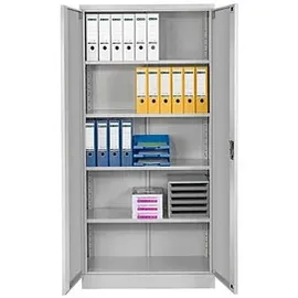 Gürkan Stahlschrank 100064 lichtgrau 92,0 x 42,0 x 195,0 cm, zerlegt