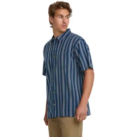 BILLABONG Sundays Jacquard Kurzarmhemd Blau S