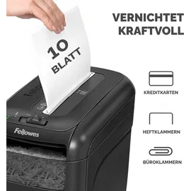 Fellowes Powershred 60Cs Partikelschnitt schwarz