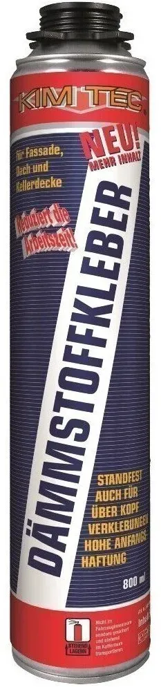 KIMTEC® 1 Komp. PU Dämmstoffkleber B1 (Dach- u. Wand) - 800ml