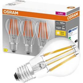 Osram LED-Lampe 4058075592438 11 W E27 warmweiß 3 St.