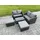 fimous Gartenlounge-Set 6-tlg. Dunkelgrau