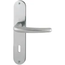 HOPPE Langschildgarnitur Edelstahl F69 Silber E1310Z/302