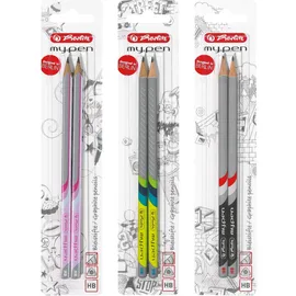 Herlitz Bleistift my.pen HB 2 St. mehrfarbig