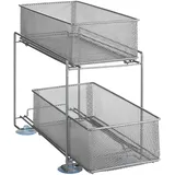 Wenko Schubladenregal Gioma 35 x 33,5 x 18,5 cm Silber