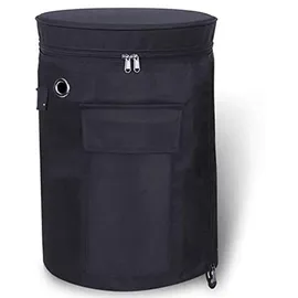 luxuskollektion Gasflesabdeckung 25 x 52 cm Schwarz