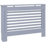 vidaXL Heizkörperverkleidung Anthrazit 112x19x81,5 cm MDF
