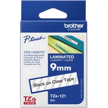 Brother Schriftbandkassette TZe-121, 9 mm, lam