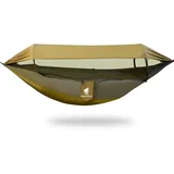 GEERTOP Aktualisierung 3-in-1 Hängematte Outdoor mit Moskitonetz und Sun Shelter,Ultraleichte Camping Hängematte 200kg Tragfähigkeit für Outdoor, Camping, Wandern,