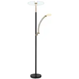 GLOBO Stehleuchte Deckenfluter Standlampe LED Leselampe CCT Touch dimmbar schwarz