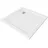 Mexen Flat Duschwanne quadratisch Slim 100 x 100 cm, weiß, Siphon gold - 40101010G