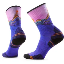 Smartwool Hike Targeted Cushion Wandersocken 2 Blau/Lila 38-41