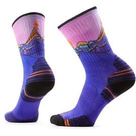 Smartwool Hike Targeted Cushion Wandersocken 2 Blau/Lila 38-41