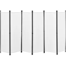 [en.casa] Sichtschutz Weiß