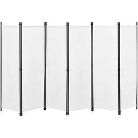 [en.casa] Sichtschutz Weiß