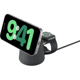 Belkin BoostCharge Pro 2in1 Ladedock mit MagSafe 15 Watt dunkelgrau